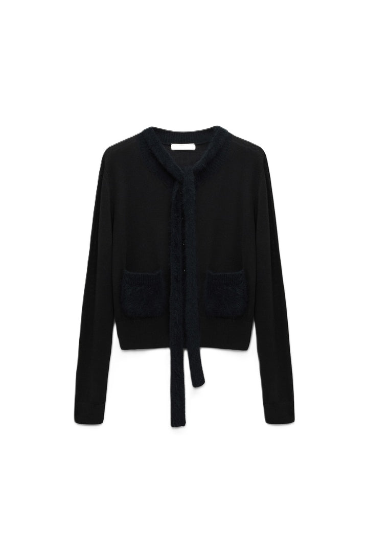 Cardigan-Dorothee-Schumacher-Merino-Romance-pure-black-schwarz-fluffy