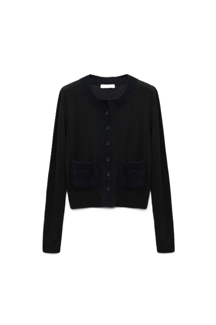 Cardigan-Dorothee-Schumacher-Merino-Romance-pure-black-schwarz-fluffy