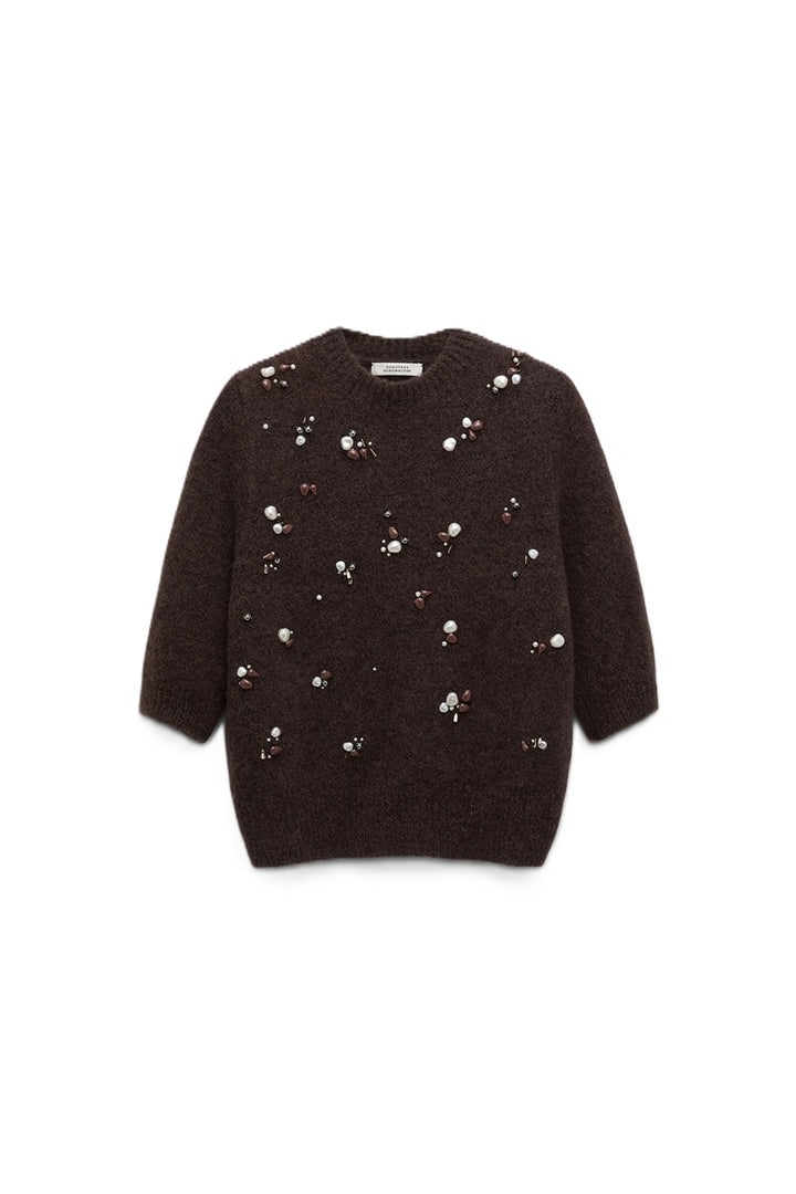 Pullover-Dorothee-Schumacher-Loving-Touch-braun-Chocolate-Perlenbestickt