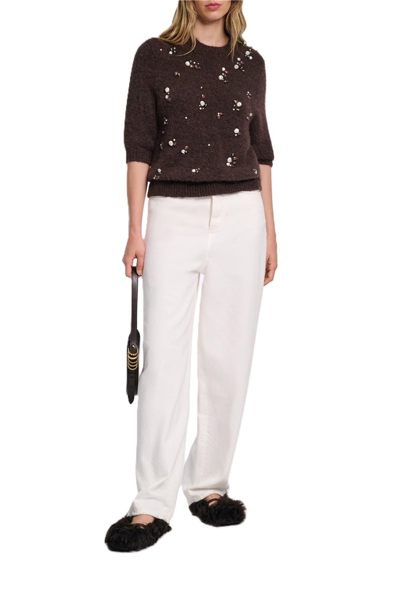 Pullover-Dorothee-Schumacher-Loving-Touch-braun-Chocolate-Perlenbestickt
