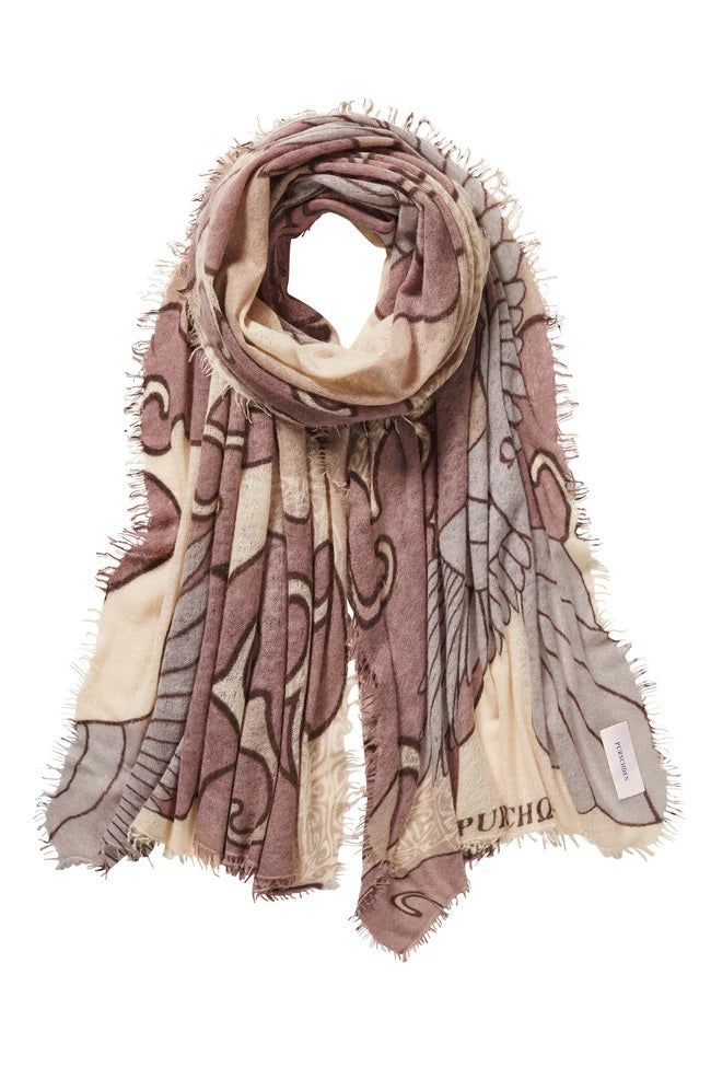 Schal-Purschoen-Kaschmir-Himmelsflug-Grey-Dreams-Grau