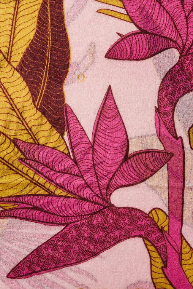 Schal-Purschoen-Kaschmir-Flamingo-sweet-dreams-Muster-Rosa