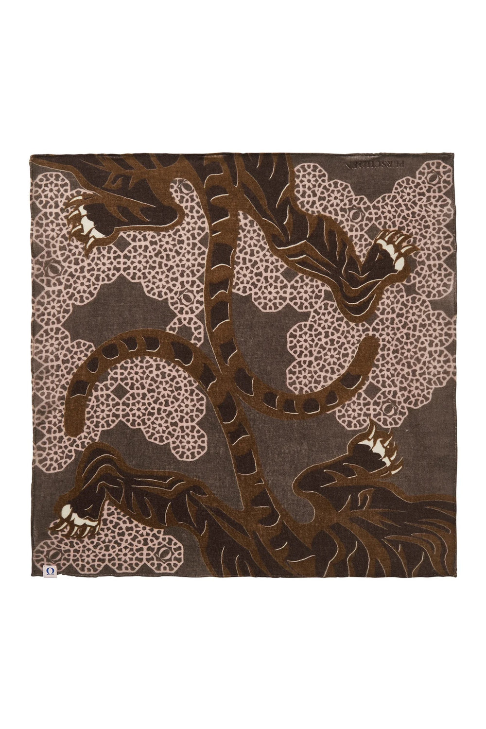 Nickituch-Bengal-Tiger-Stone-Grey-Halstuch-Bandana-Grau