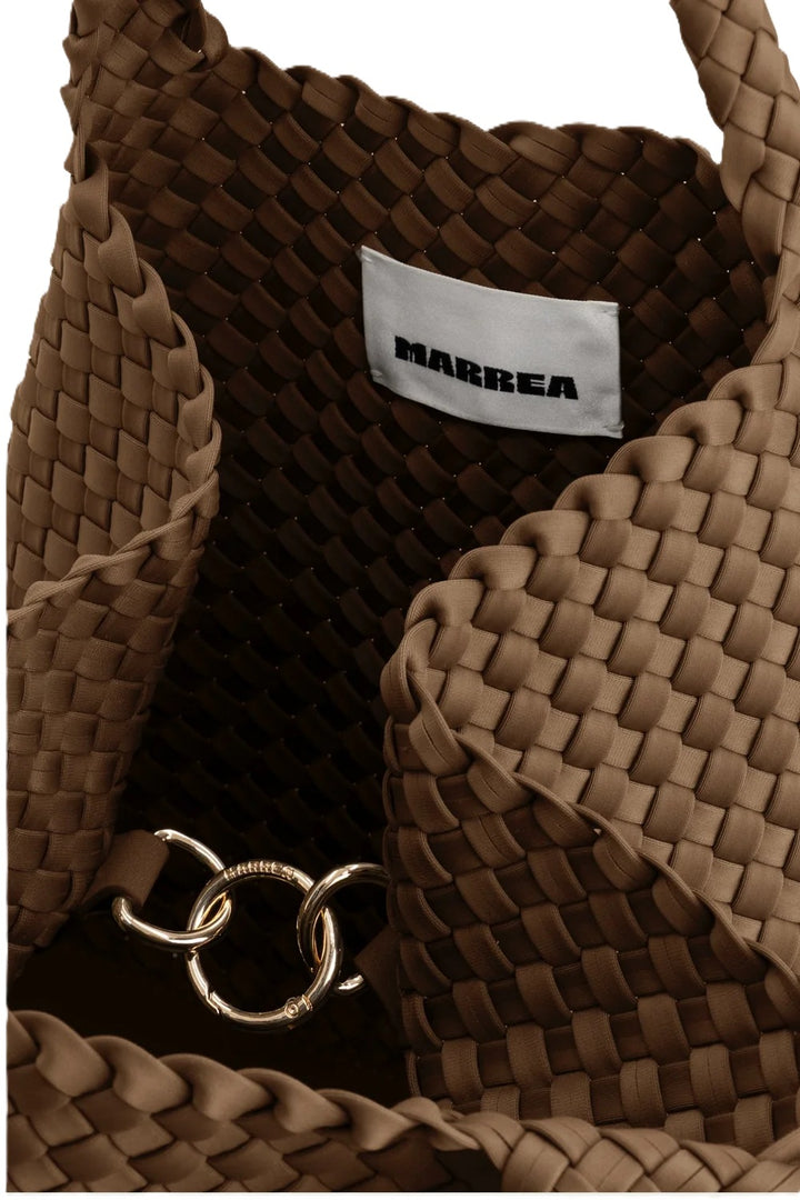 Tasche-Marrea-Large-Retro-Sand-Gewebt-Braun