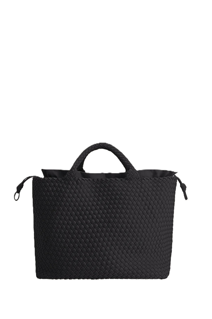 Tasche-Marrea-Large-Di-Nero-Gewebt-Schwarz