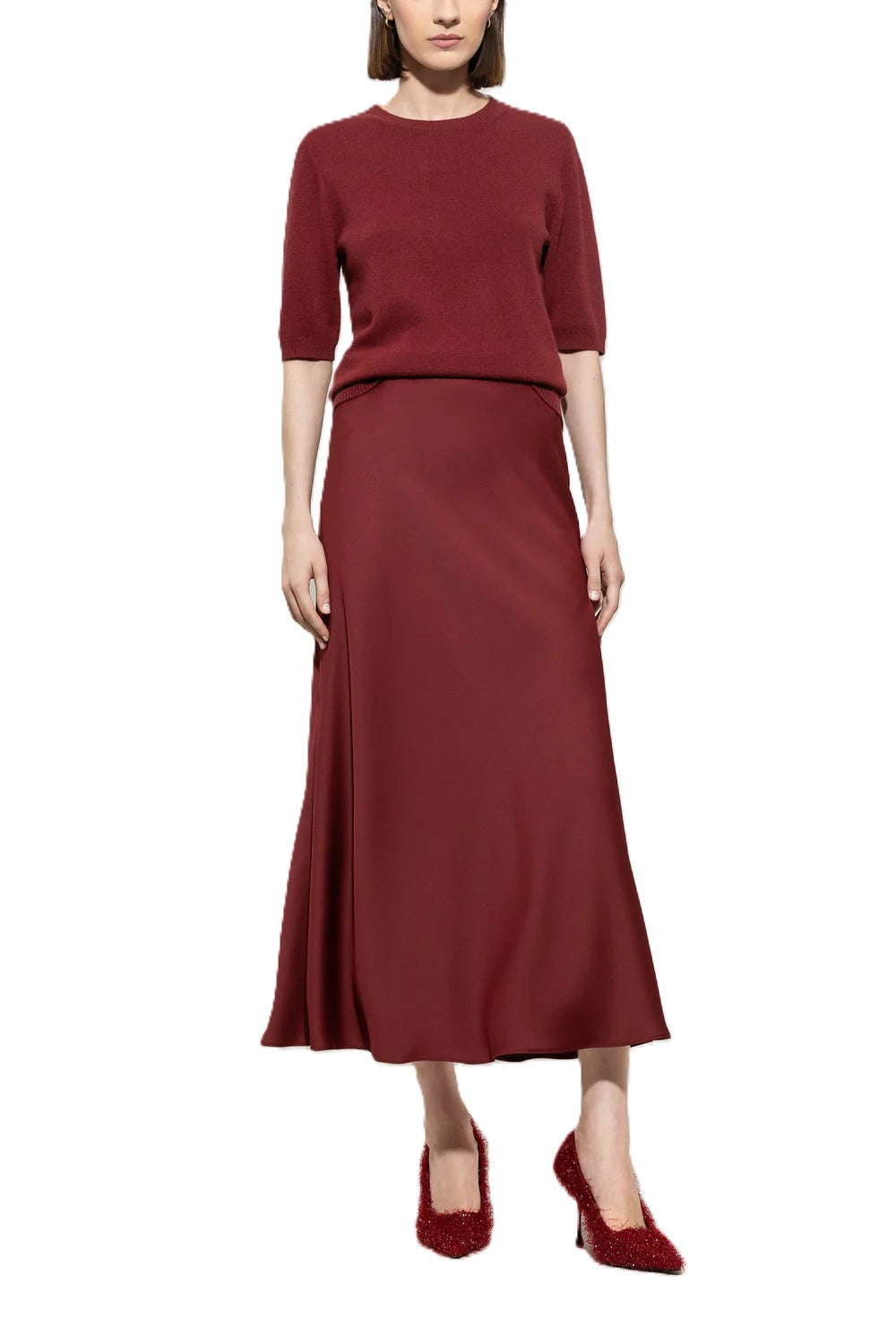 Rock-Luisa-Cerano-Maxi-Satinrock-Bordeaux-rot