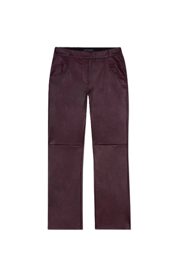 Hose-Lusia-Cerano-Lammnappa-Bootcut-Leder-Bordeaux