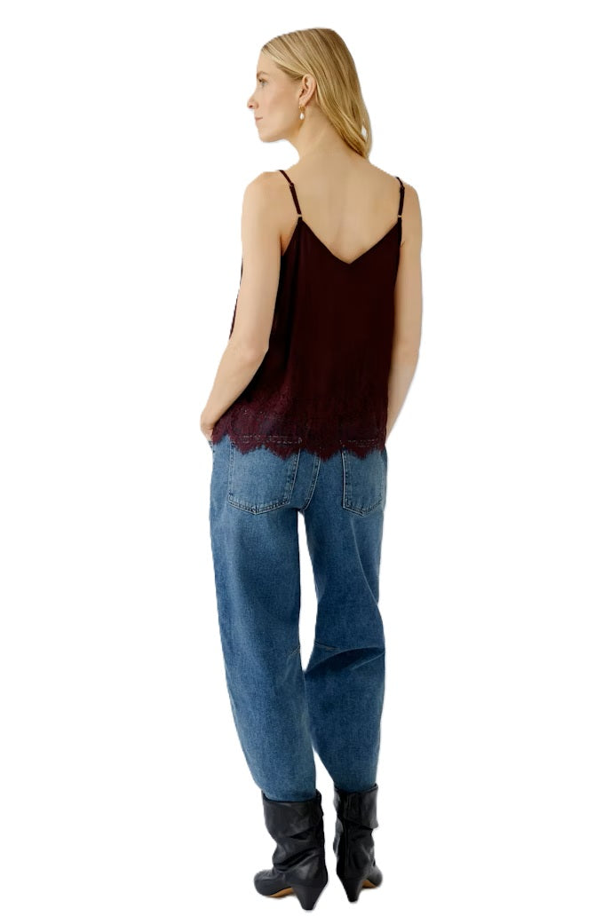 Top-Oui-Spitzentop-bordeaux-Traeger