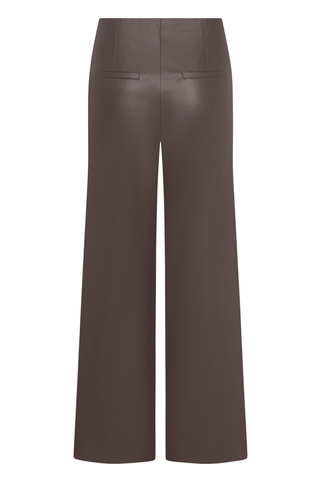 Hose-Seductive-Kimberly-Kunstleder-Nappa-weites-Bein-Braun