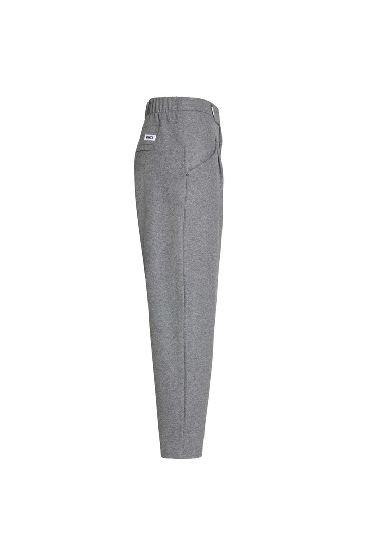 Hose-PNTS-06_THE JINO O- Joggpant-O Shape-Grau-Bundfalte 