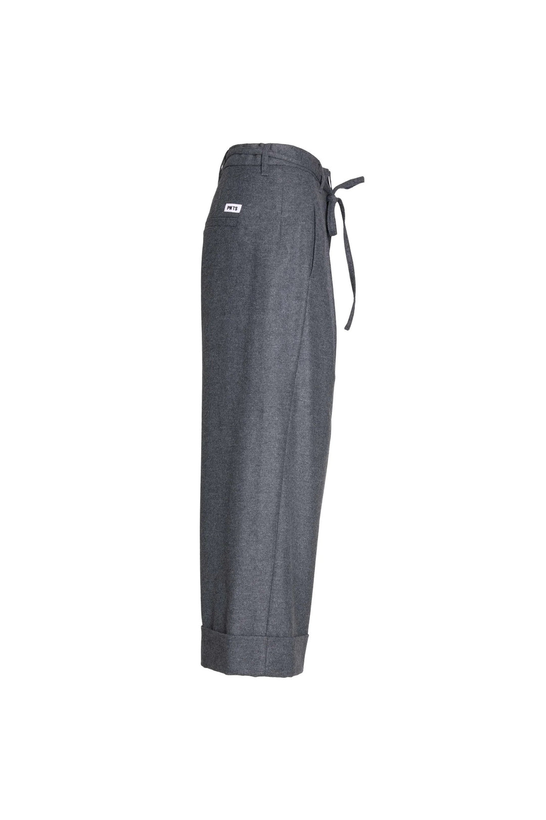 Hose-PNTS-24_THE MINI G-dunkelgrau-Wolle-Guertel mit Pocket-Aufschlag