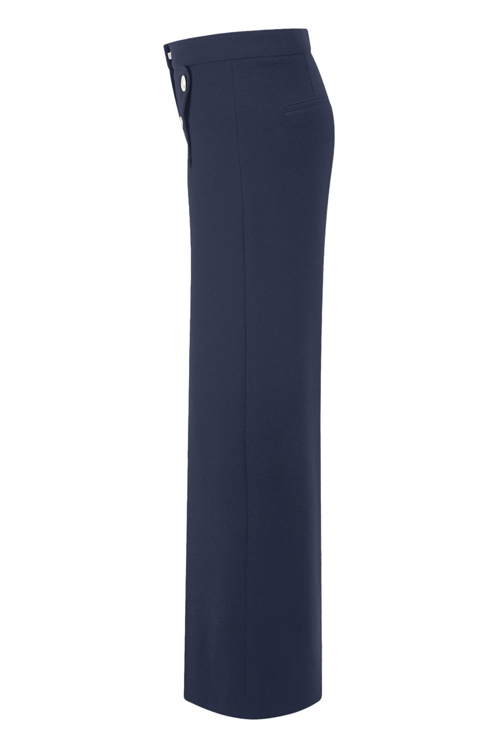 Hose-Seductive-Bridget-marine-Goldknoepfe-Langes gerades Bein 