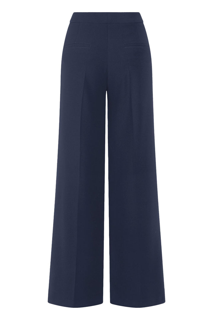 Hose-Seductive-Bridget-marine-Goldknoepfe-Langes gerades Bein 