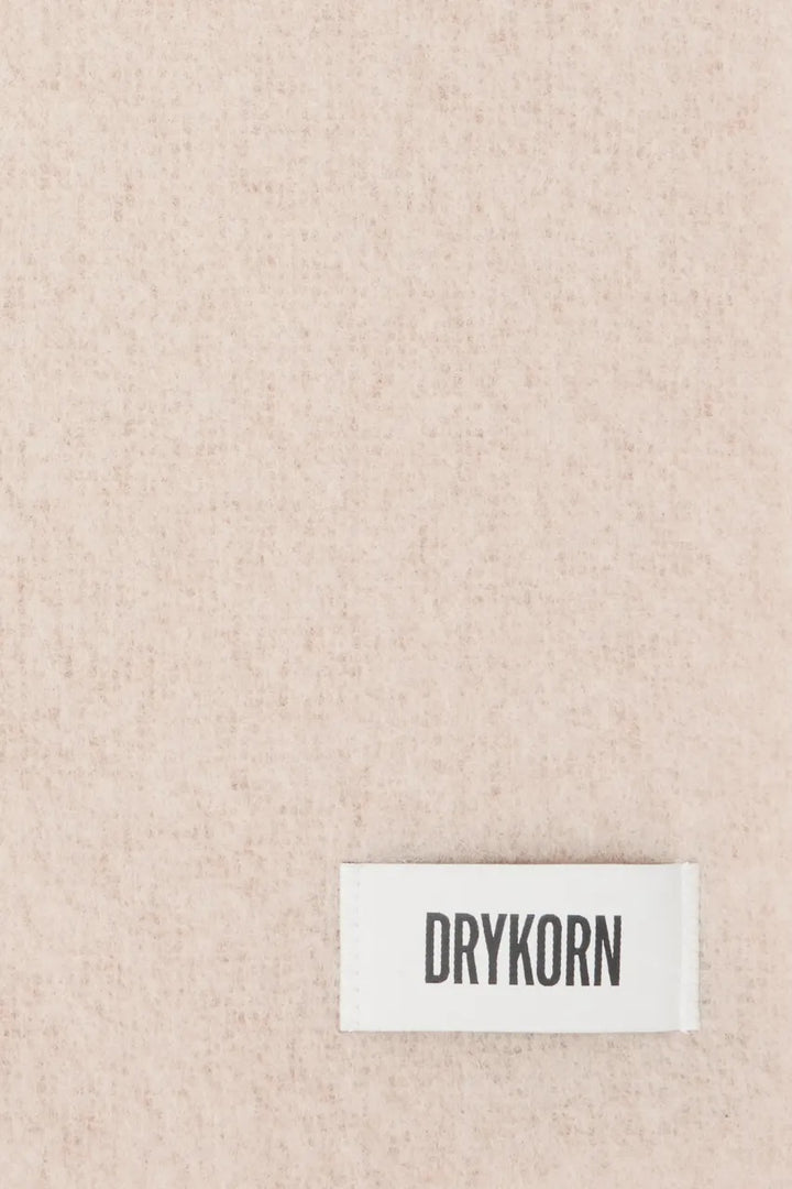 Schal-Drykorn -KASAY_2 10-Fransen-Logo-creme
