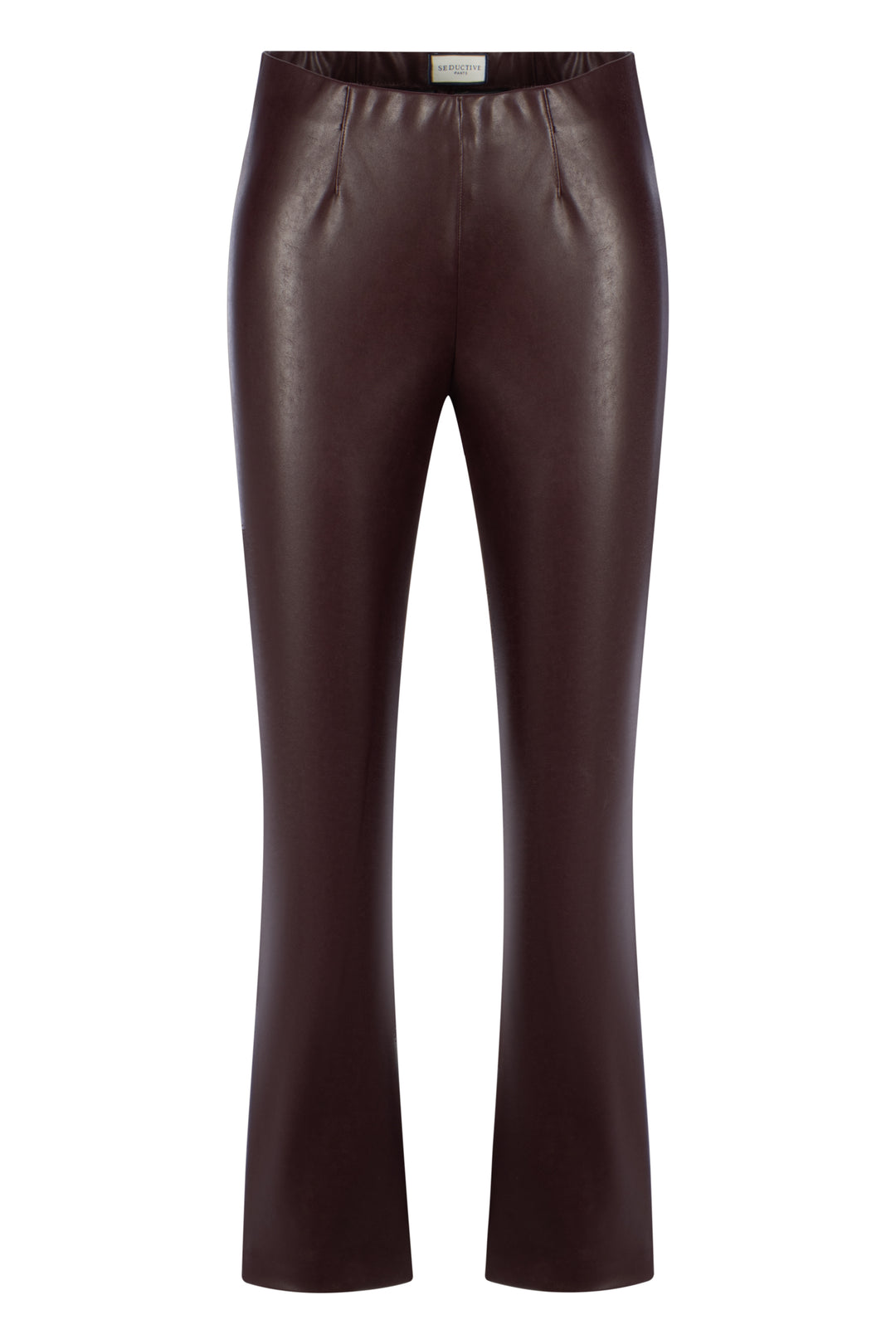 Hose-Seductive-Cindy-Kunstleder-Gummibund-Eng-bordeaux