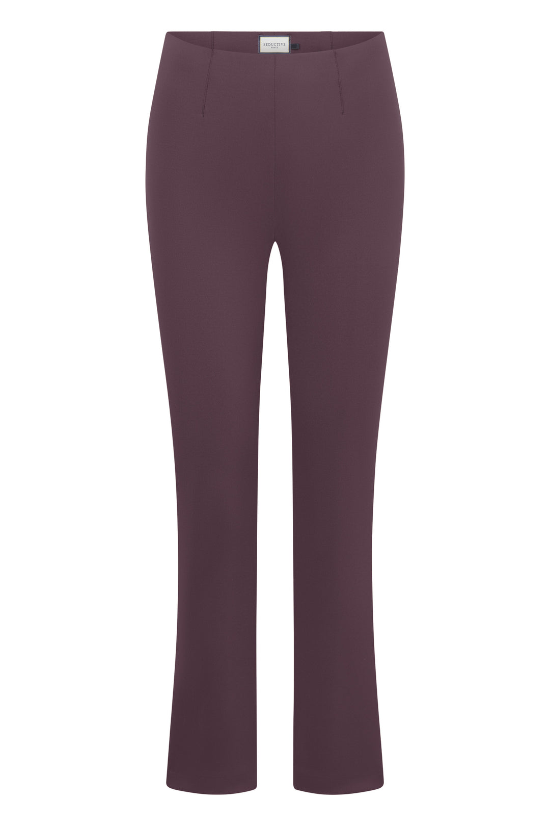 Hose-Seductive-Cindessa-Gummibund-Kick-schmal-bordeaux