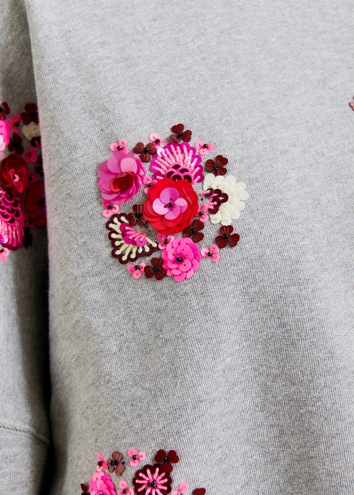 Sweatshirt-Essentiel Antwerp-Itro-Pailletten-Jersey