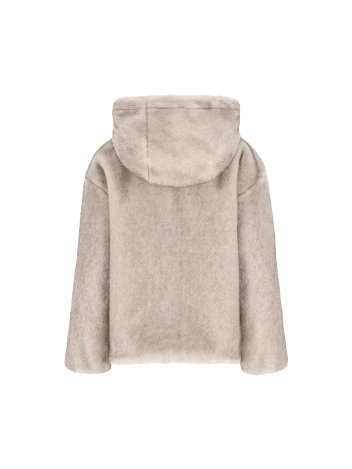 Jacke-Herno-Fakefur-grau-Kapuze-Zip-Gefuettert