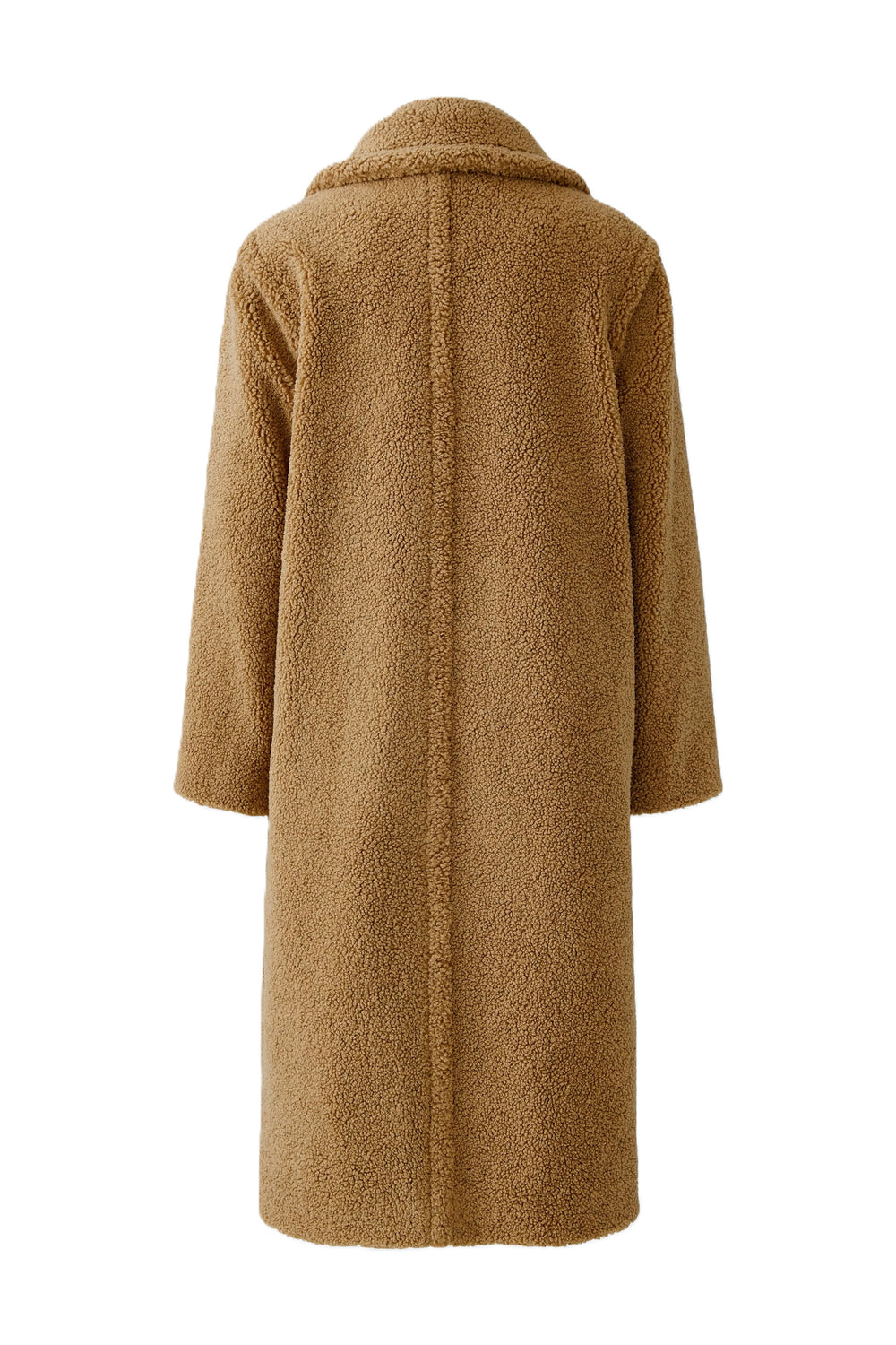 Mantel-Oui-Teddy-camel-mittellang -knopf