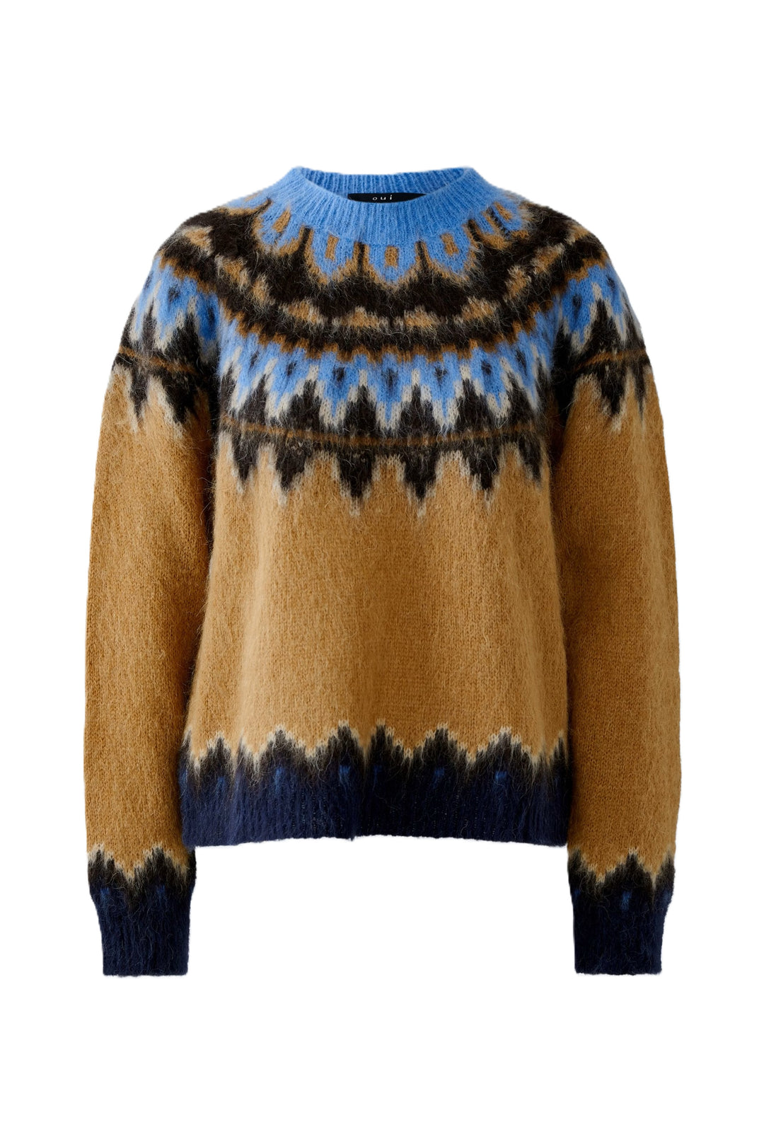 Pullover-Oui-Norweger-Alpaka-Raglanaermel-weit