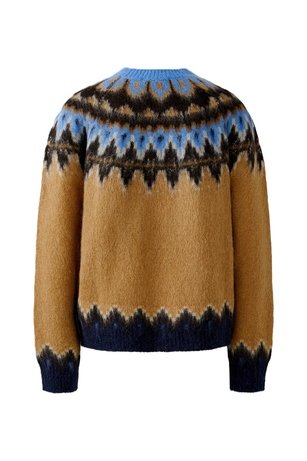 Pullover-Oui-Norweger-Alpaka-Raglanaermel-weit
