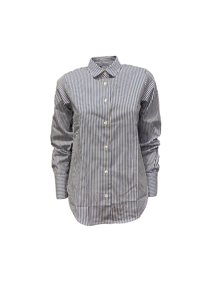 Bluse-The-White-Shirt-gestreift-hemdkragen-blau-weiß