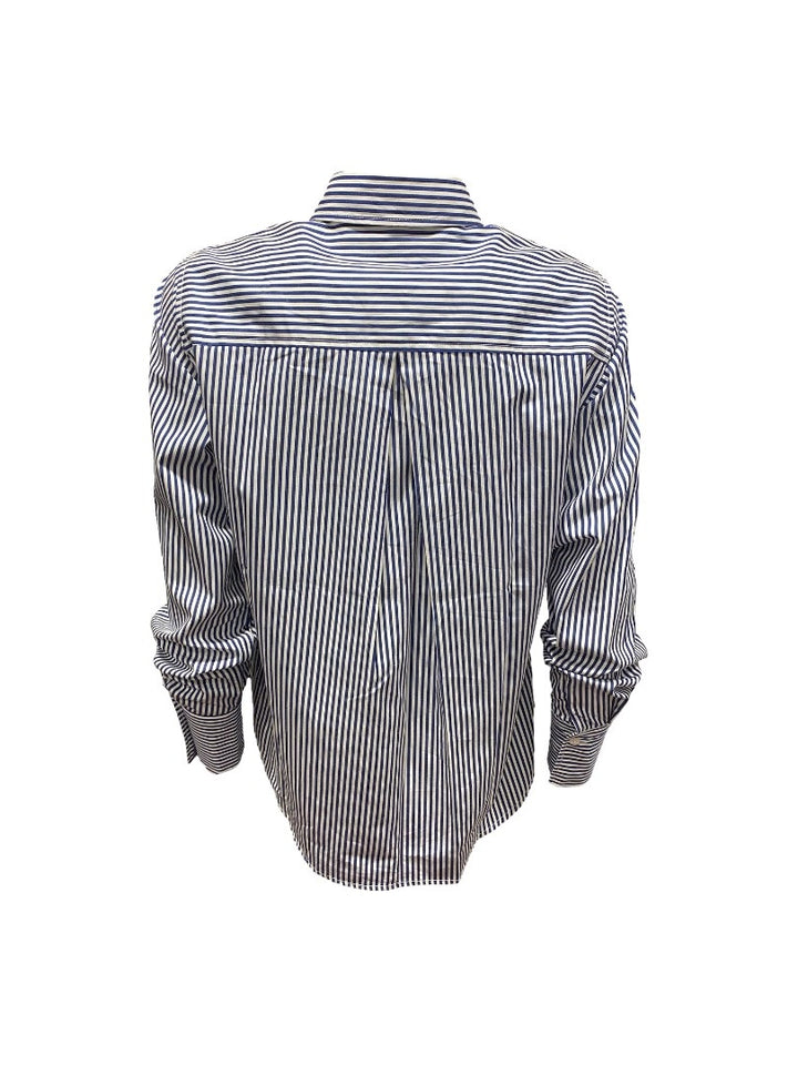 Bluse-The-White-Shirt-gestreift-hemdkragen-blau-weiß