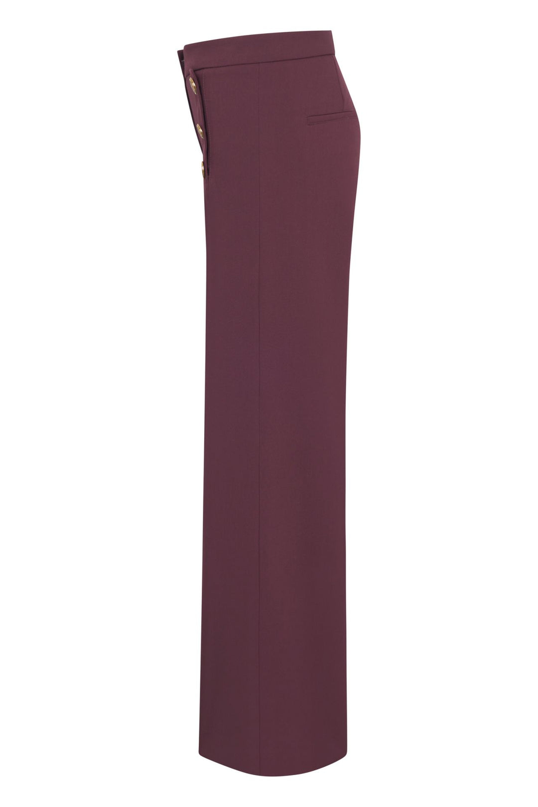 Hose-Seductive-Bridget-optical-fine-wool-Goldknöpfe-Barolo-Bordeaux-Rot