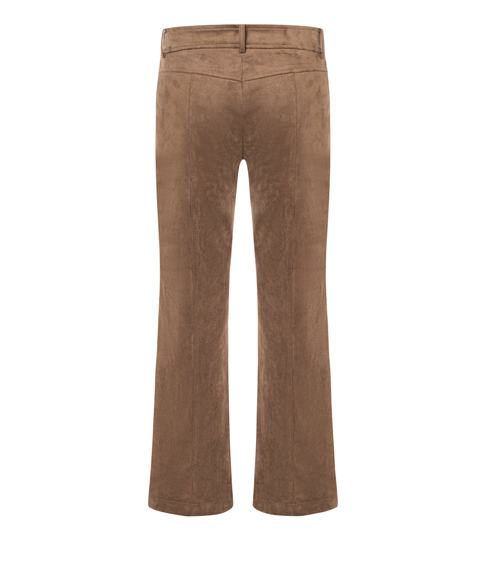 Hose-Cambio-Farah-patched pocket-Goldtrense-hellbraun-7/8 Laenge 