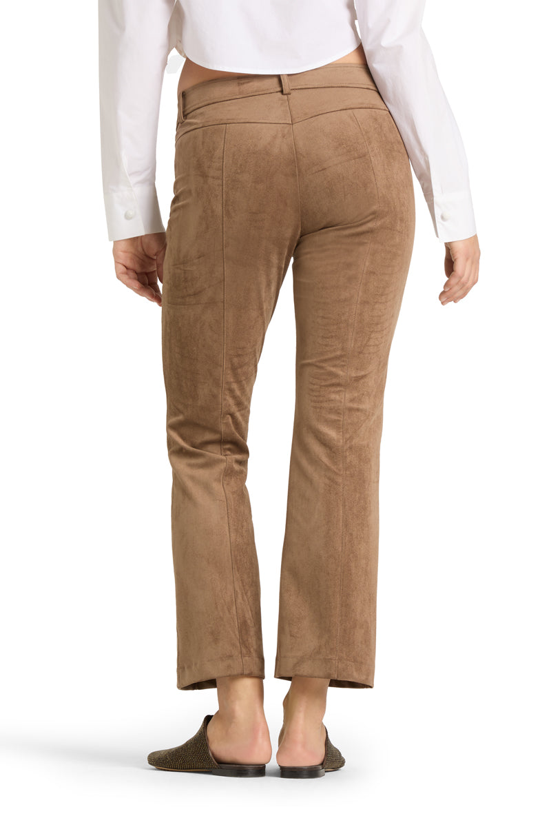 Hose-Cambio-Farah-patched pocket-Goldtrense-hellbraun-7/8 Laenge 