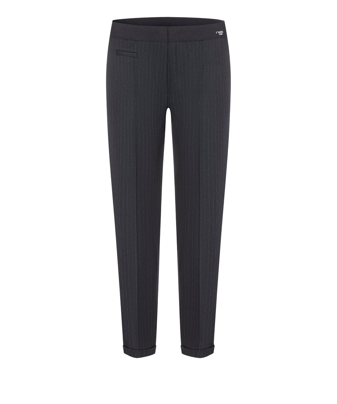 Hose-Cambio-Kim-pin stripe-Nadelstreifen-Gummibund-Taschen-navy/ecru