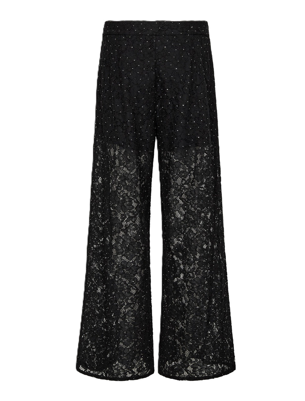 Hose-Co´Couture-SiaCC Simili Lace-Spitze-Glitzersteine-Durchsichtg-schwarz