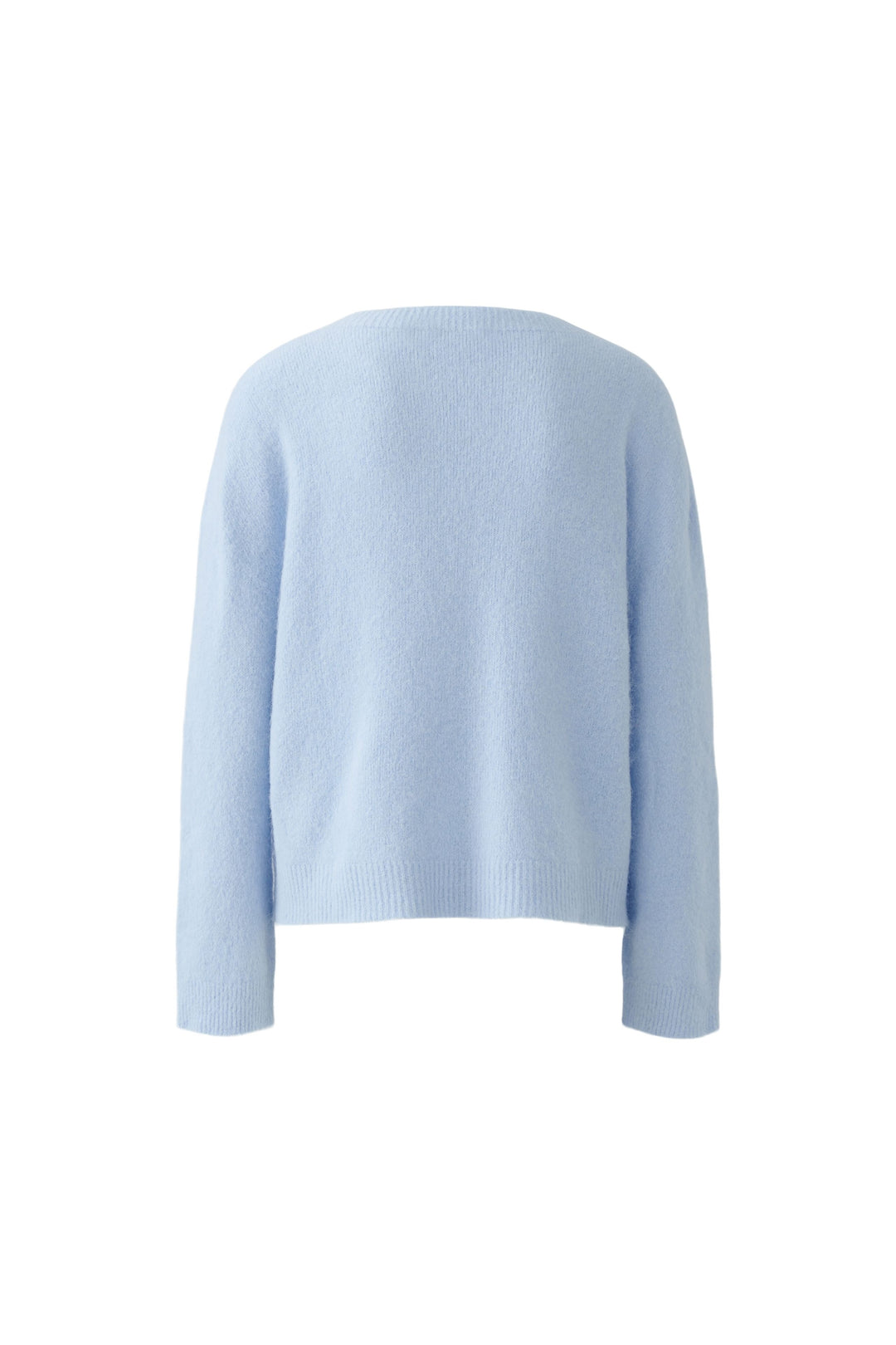 Pullover-Oui-hellblau-haarig-kurz-gerade