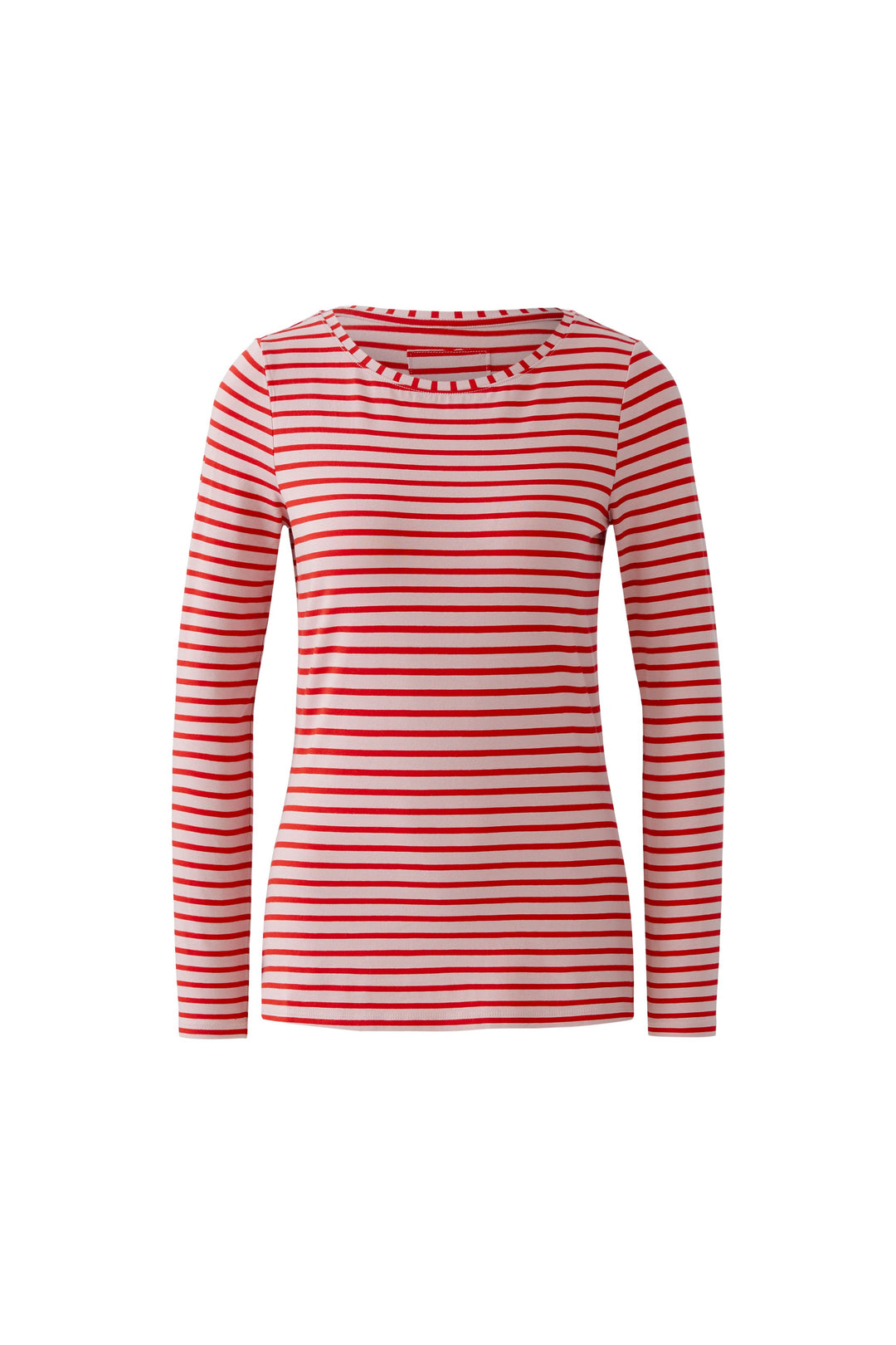 Shirt-Oui-SUMIKO-gestreift-rot-rosa