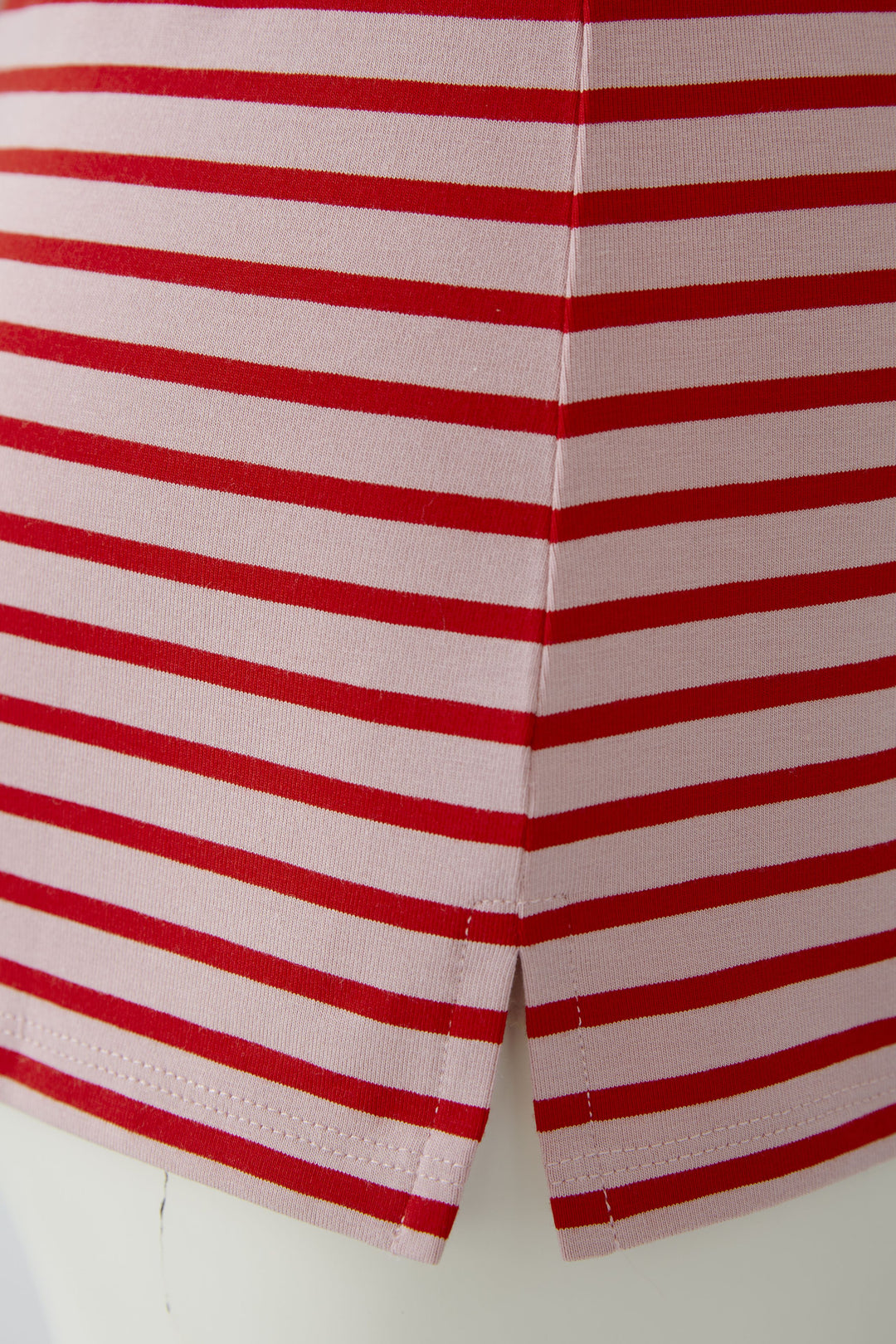 Shirt-Oui-SUMIKO-gestreift-rot-rosa