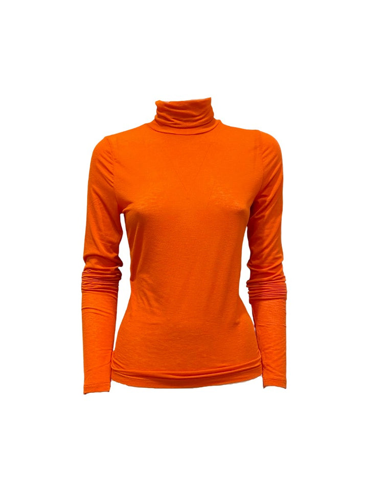 Pullover-Essentiel Antwerp-Jertice-orange-dünn