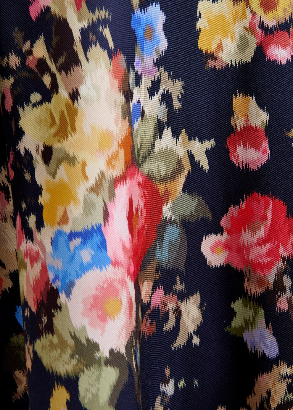 Kleid-Essentiel Antwerp-Jamie-Minikleid-weit-florales-Muster-dunkelblau