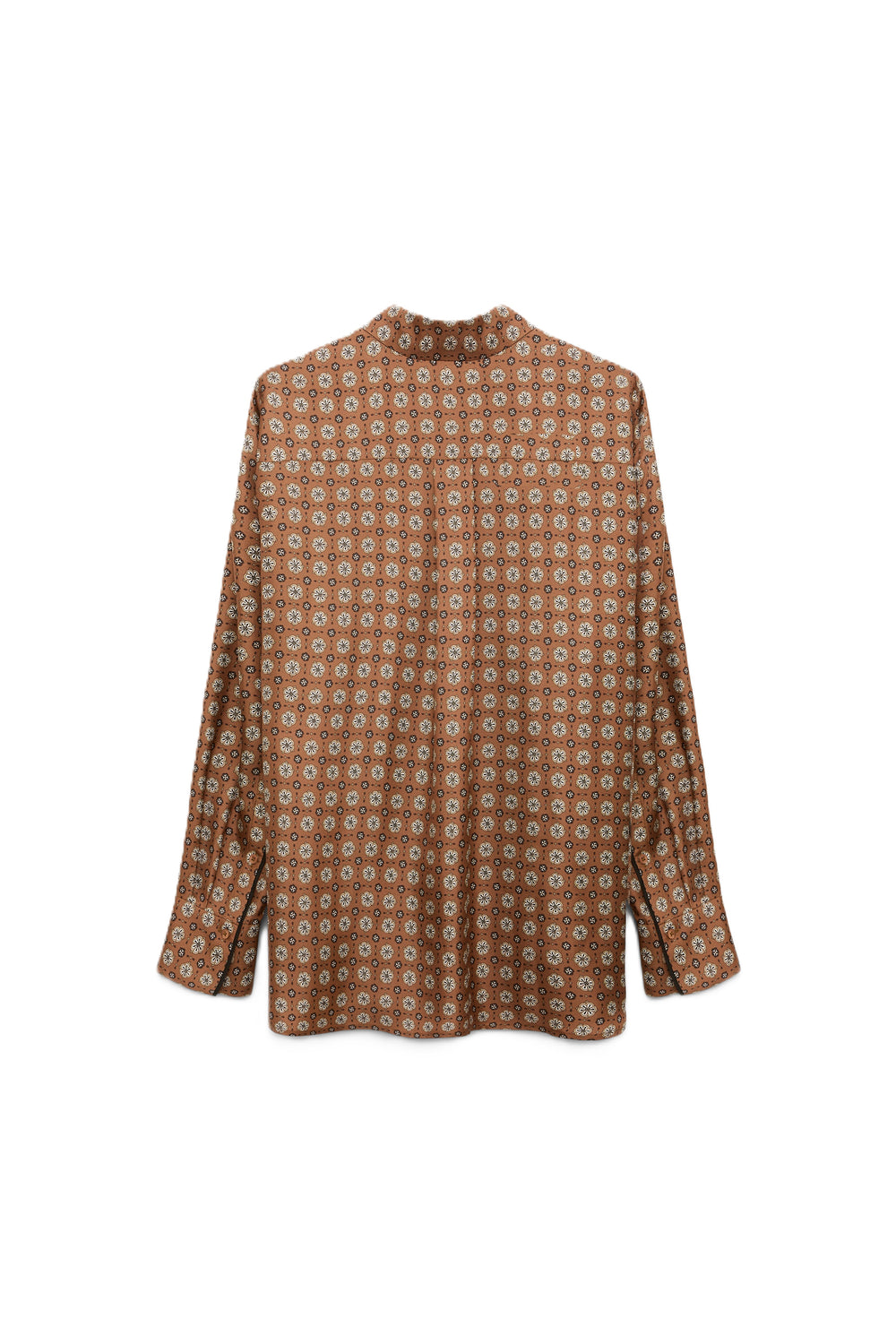 Bluse-Dorothee Schumacher-GRAPHIC DREAMS blouse-gemustert-Krawattenmuster-laenger 