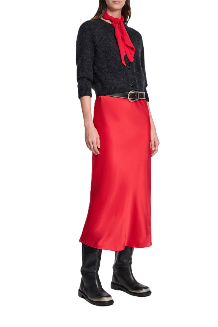 Rock-Dorothee Schumacher-SENSE OF SHINE-skirt-rot-satin 