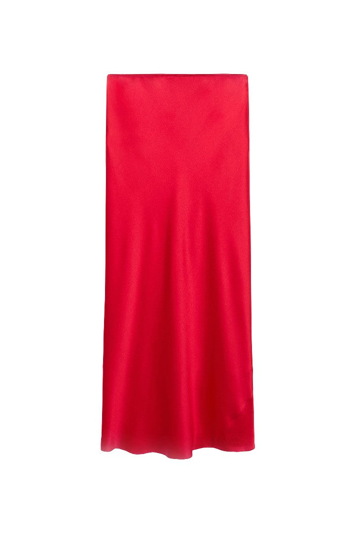 Rock-Dorothee Schumacher-SENSE OF SHINE-skirt-rot-satin 