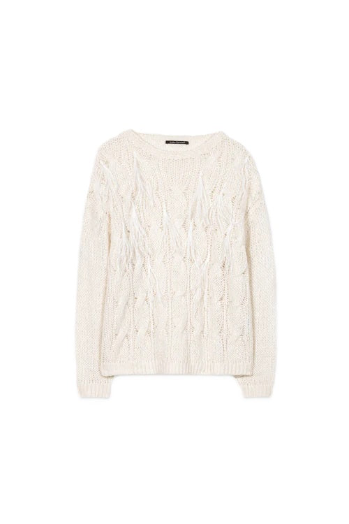 Pullover-Luisa-Cerano-Strick-Federn-Alpaka-creme-weiß