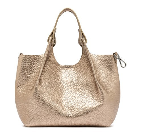 Tasche-Gianni-Chiarini-DUA-Echtleder-mirrage-clay-gold