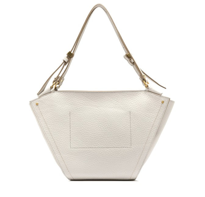 Tasche-Gianni-Chiarini-BLOOM-Echtleder-SABBIA-weiß-gold