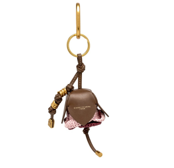 Charm-Gianni-Charini-Blume-Handtasche-Deko-gold-rosa