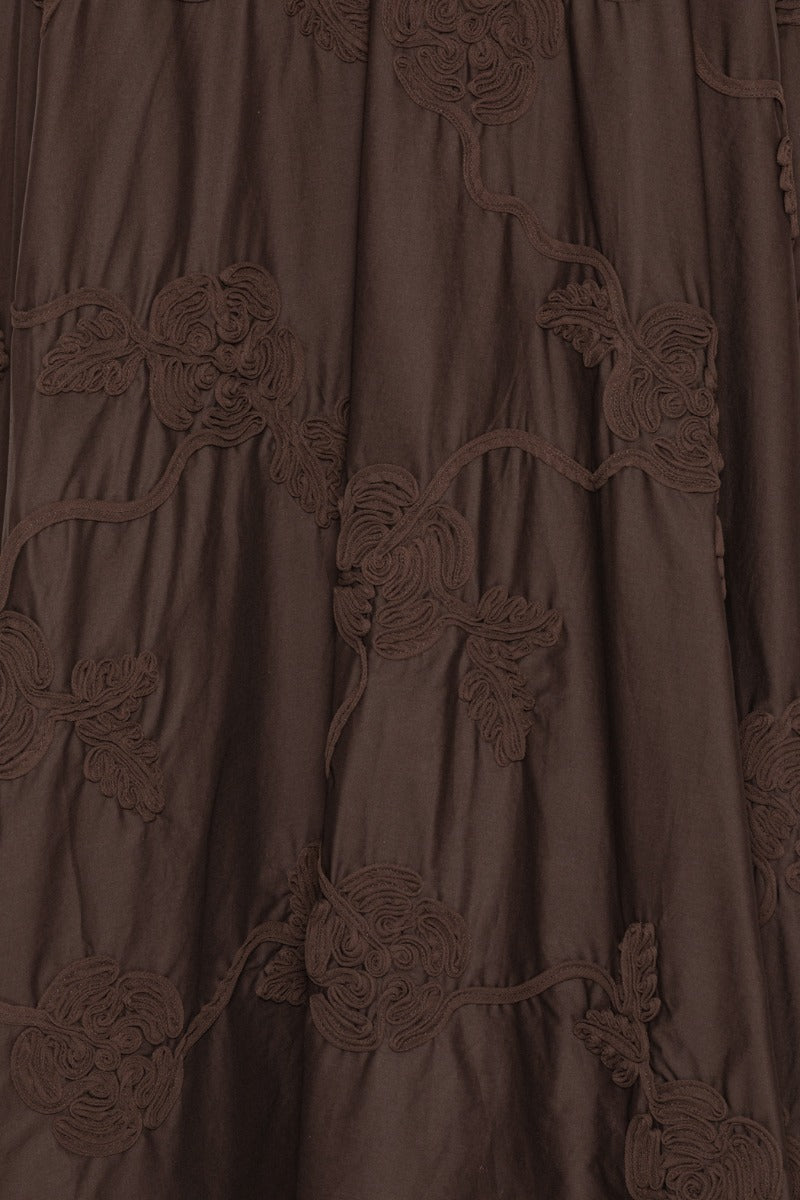 Rock-Rotate-Maxirock-Blumenmuster-lang-braun