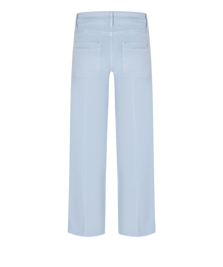 Hose-Cambio-Tess cropped-blau-gerade Form-vekuerzt