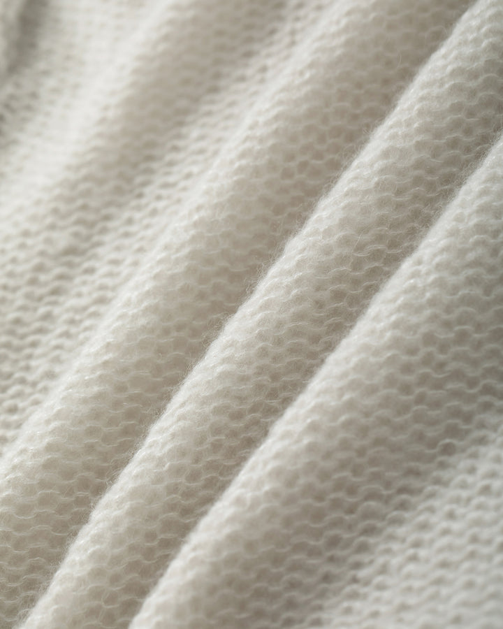 Strickjacke-Lu Ren-Alegra-Kaschmir-Seide-Weicher-Strick-Knöpf-weiter Schnitt-beige-hellgrau