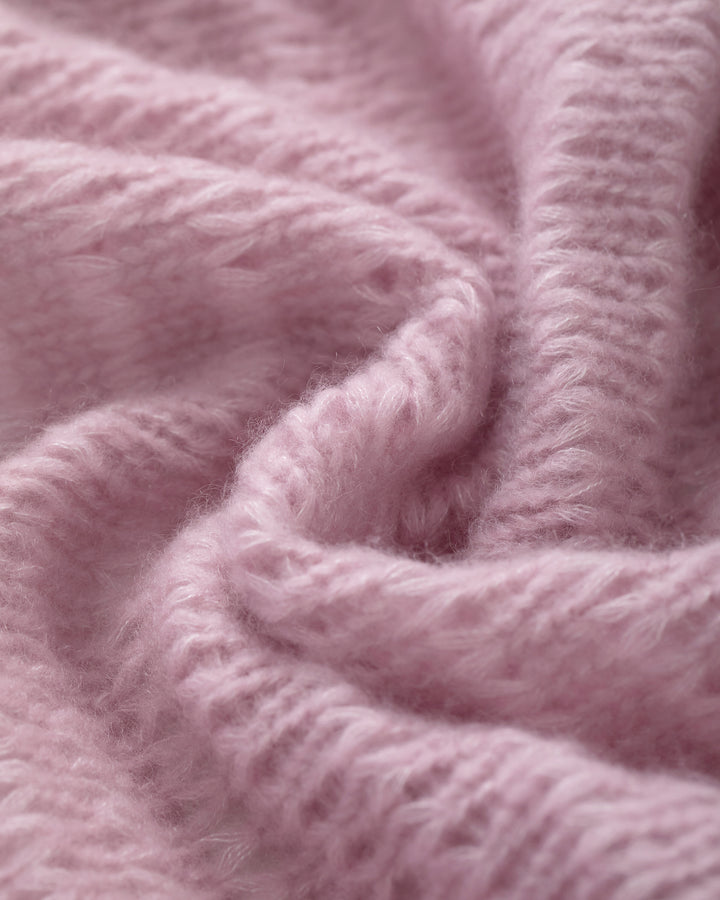 Strickjacke-Lu Ren-Kaschmir-Seide-Weiter -Schnitt-Strick-rosa-pnink-Frühling