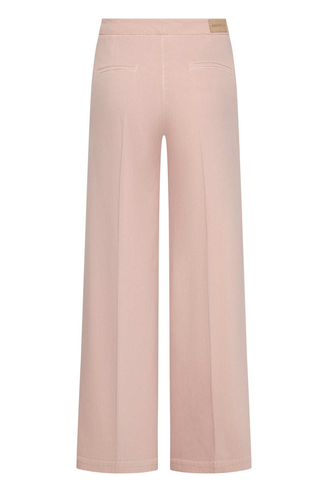 Hose-lang-Seductive-rosa-Goldknöpfe-gerade