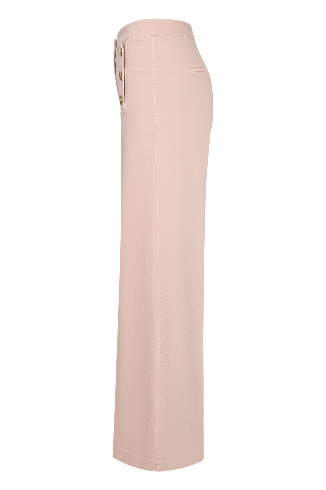 Hose-lang-Seductive-rosa-Goldknöpfe-gerade